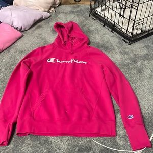 Champion pink hoodie